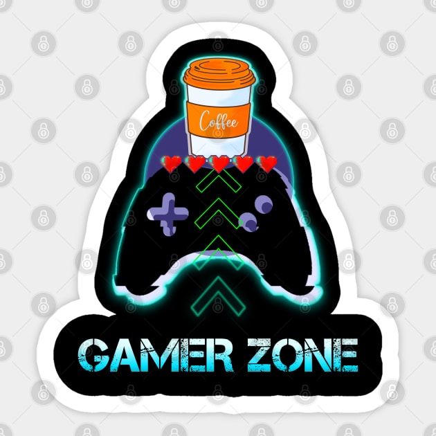 Gamer Coffee Quote Sticker by MaystarUniverse